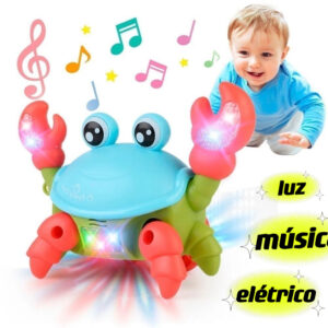 Brinquedo Caranguejo Fujão Musical Som Luz E Movimento