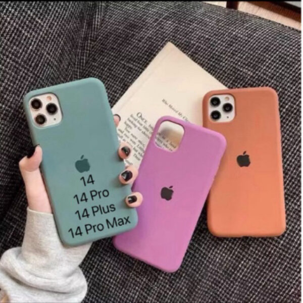 Capinha Capa Para iPhone 14/14 Pro/14 Pro Max/14 Plus Protetora de Silicone Aveludada - Image 7