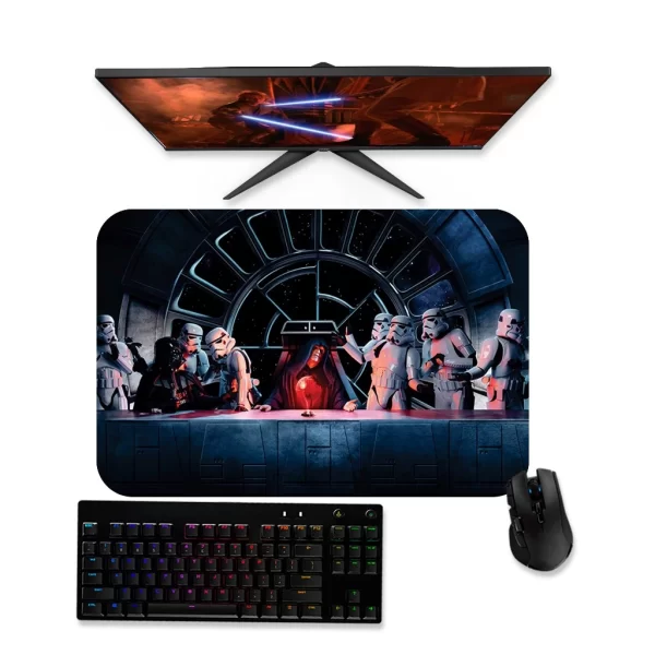 Mouse Pad Gamer - STAR WARS SANTA CEIA SITH 1 - Mousepad Grande 90x40 80x40 60x40 70x30 - Image 4