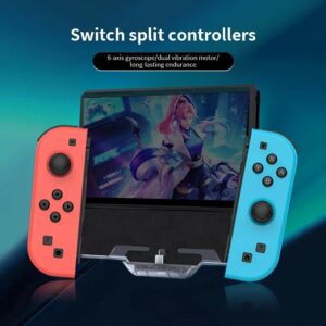 Joystick Gamepad para Nintendo Switch Cinza