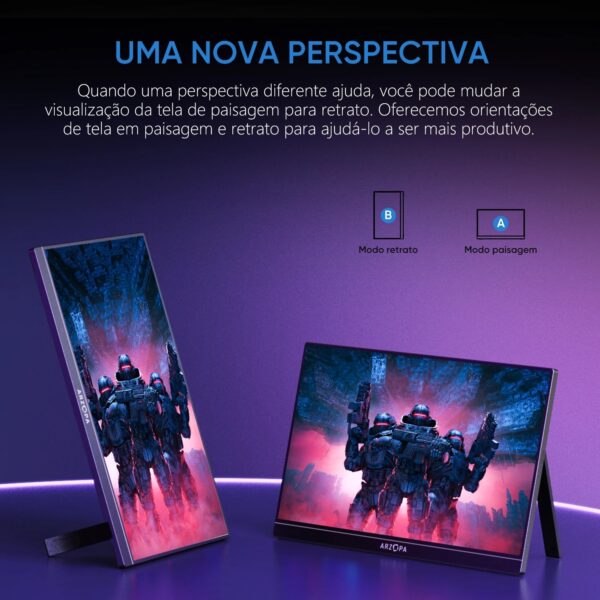 Novo ARZOPA 16.1 polegada 144Hz - Image 4