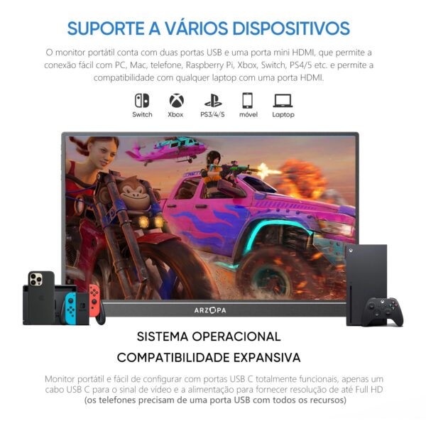 Novo ARZOPA 16.1 polegada 144Hz - Image 5