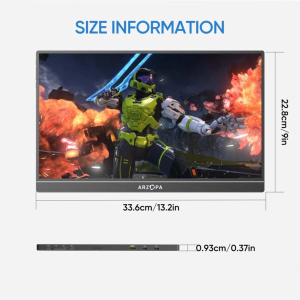 Novo ARZOPA 16.1 polegada 144Hz - Image 6